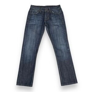Doctrine Jeans Men 30 (ACTUAL 30x29.5) Blue Straight Denim D7060 USA